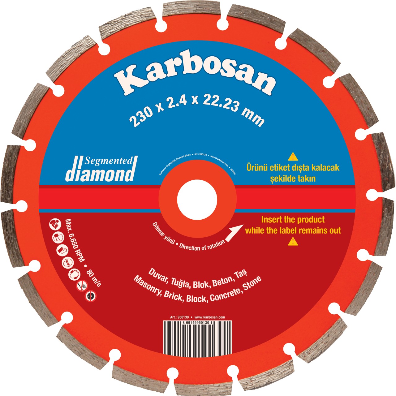 230X2,4X22 SEGMENTLİ BETON