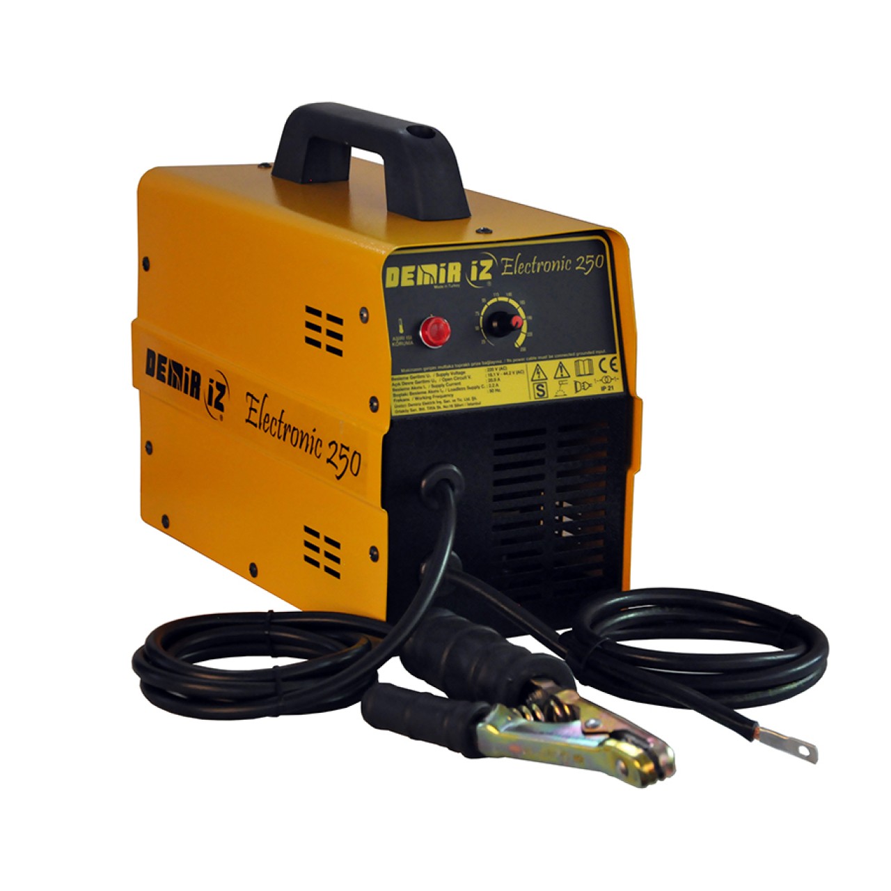 250A HASSAS AYARLI AC ARK KAYNAK TRANSFORMATÖRÜ (ALÜM.SARGI)