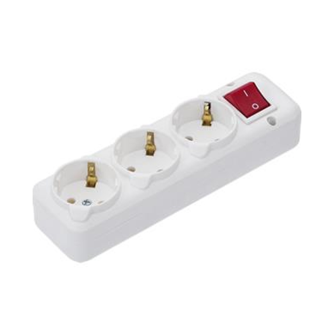 3'LÜ ANAHTARLI TOPRAKLI PRİZ KLEMENSLİ