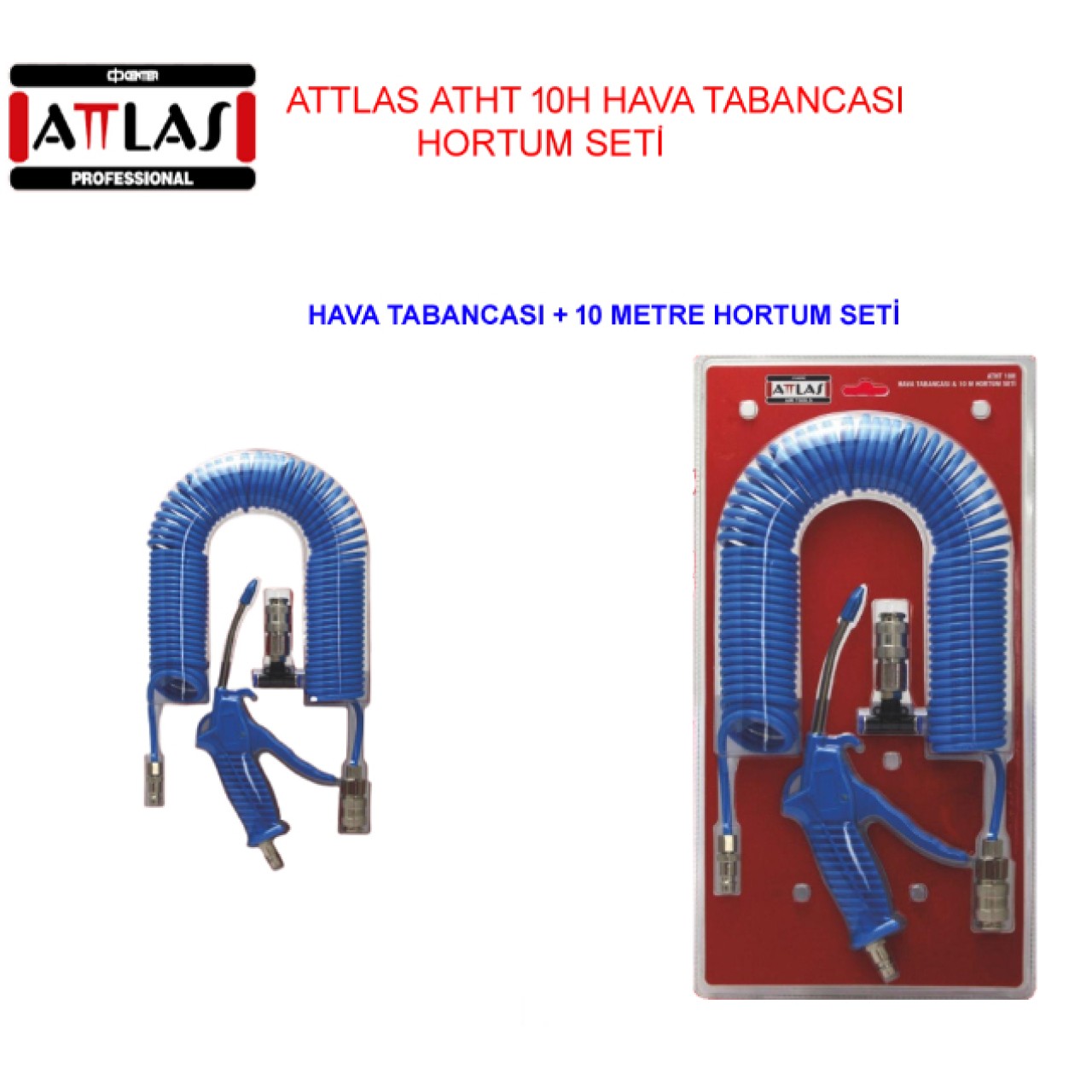 ATHT10H HAVA TABANCASI+10M HORTUM SET ATTLAS