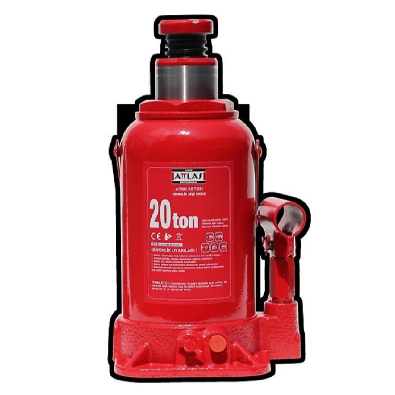 ATSK 20 TON HİDROLİK ŞİŞE KRİKO