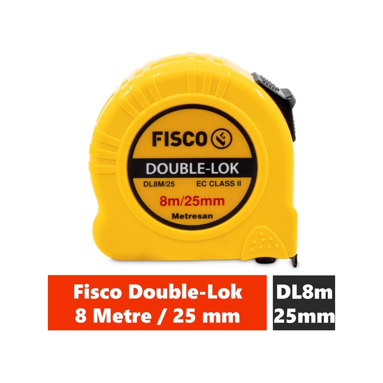 ÇELİK METRE DL8M-25MM DOUBLE-LOK