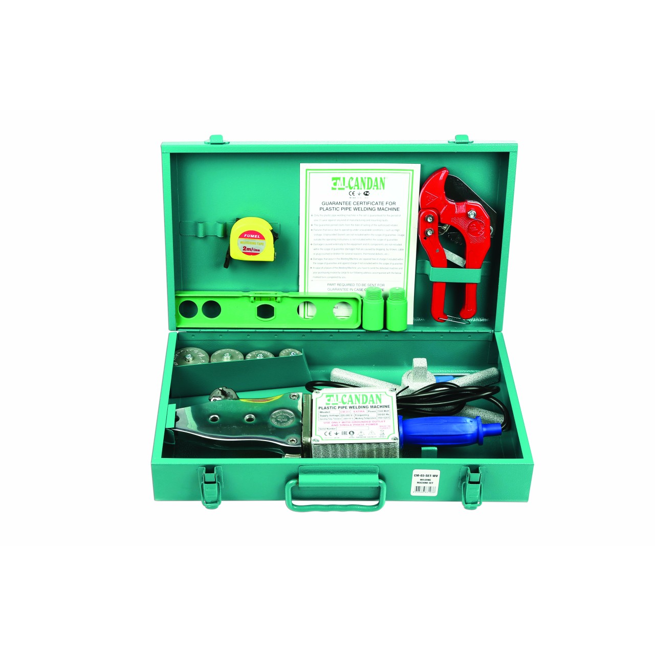 CM03 PLASTİK BORU KAYNAK MAKİNA SETİ WV