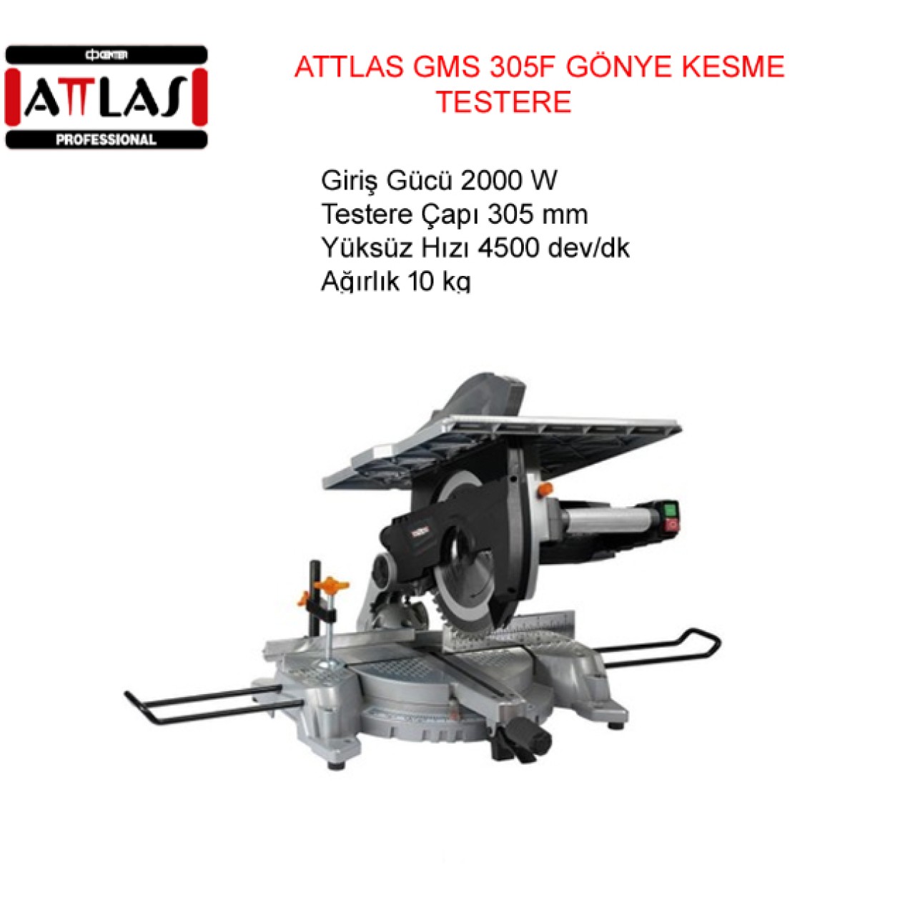 GMS305F GÖNYE KESME ATTLAS