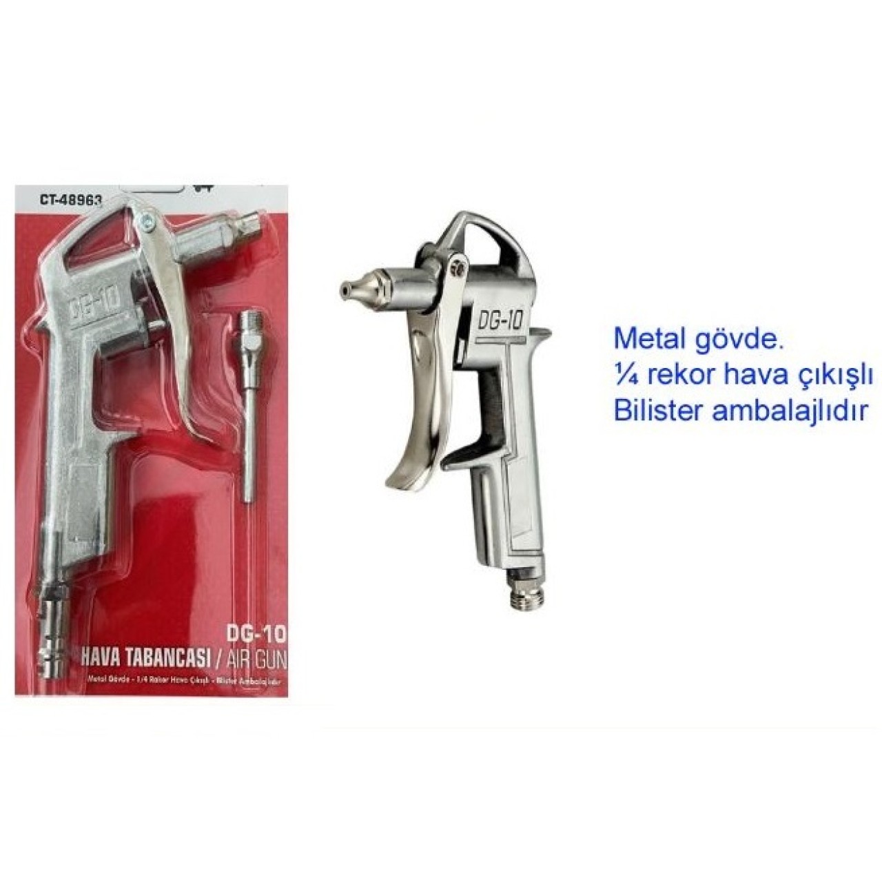HAVA TABANCASI METAL 1/4'' DG10