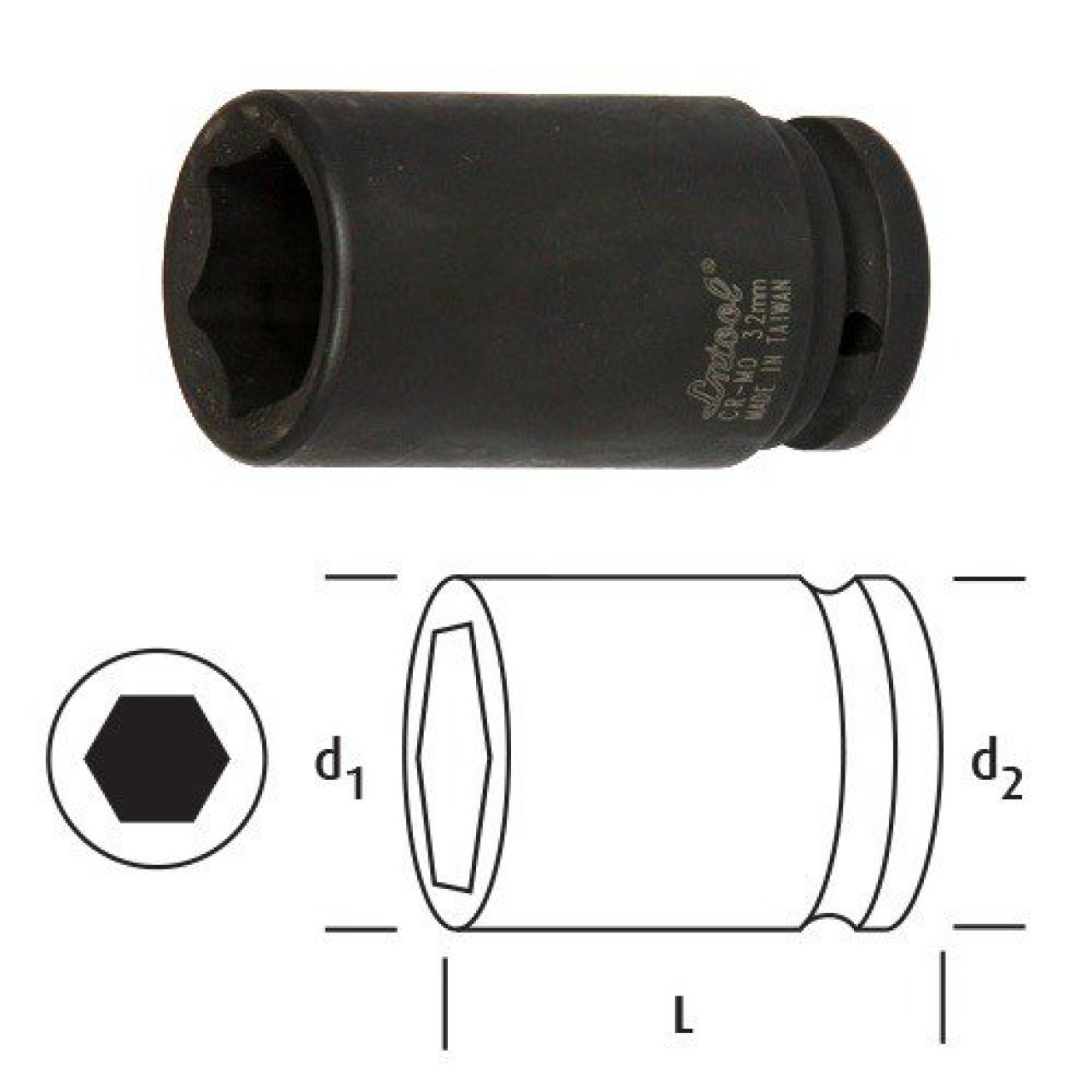 OSAKA LOKMA 3/4'' 23MM DERİN