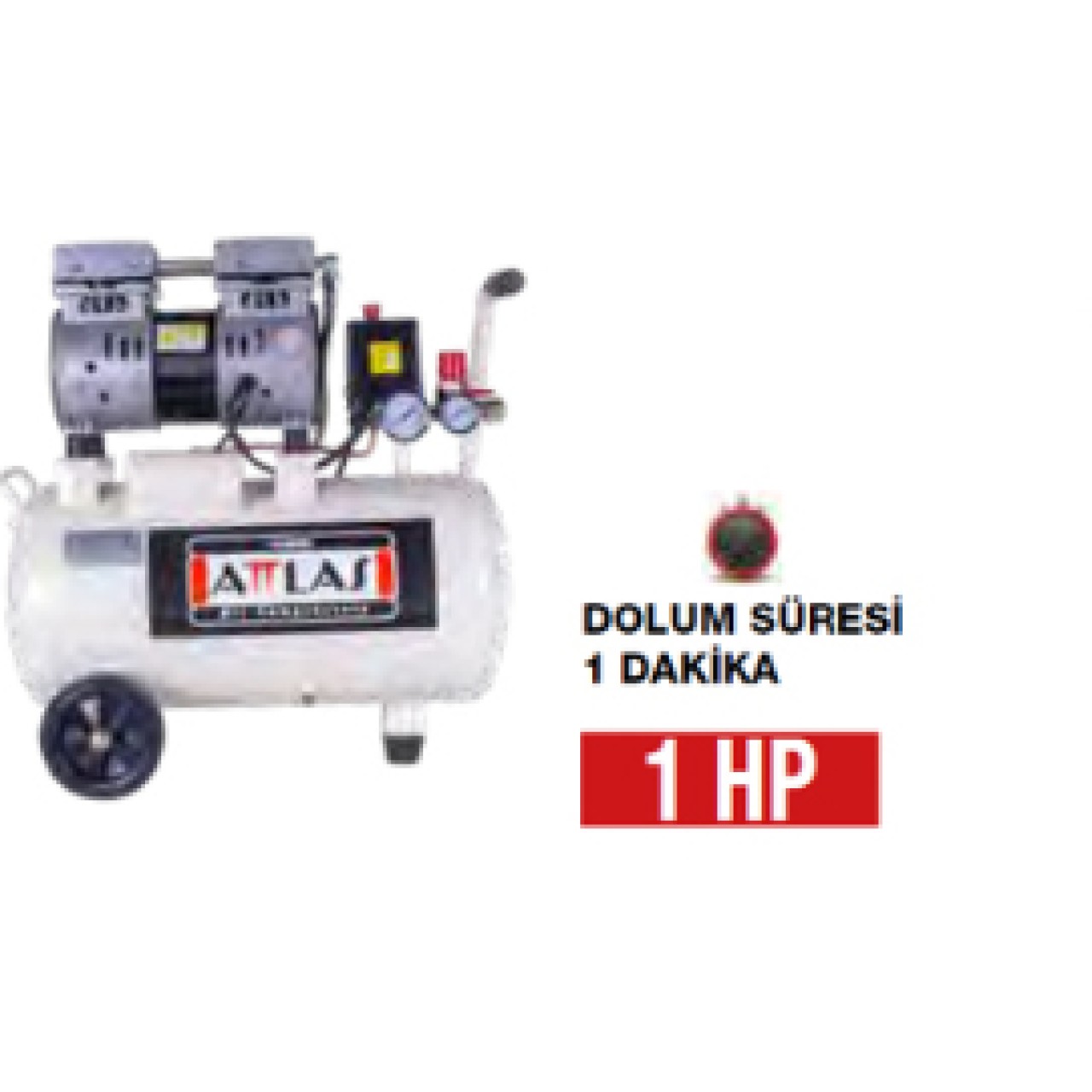 SC1050J SESSİZ MONOFAZE KOMPRESÖR 50LT