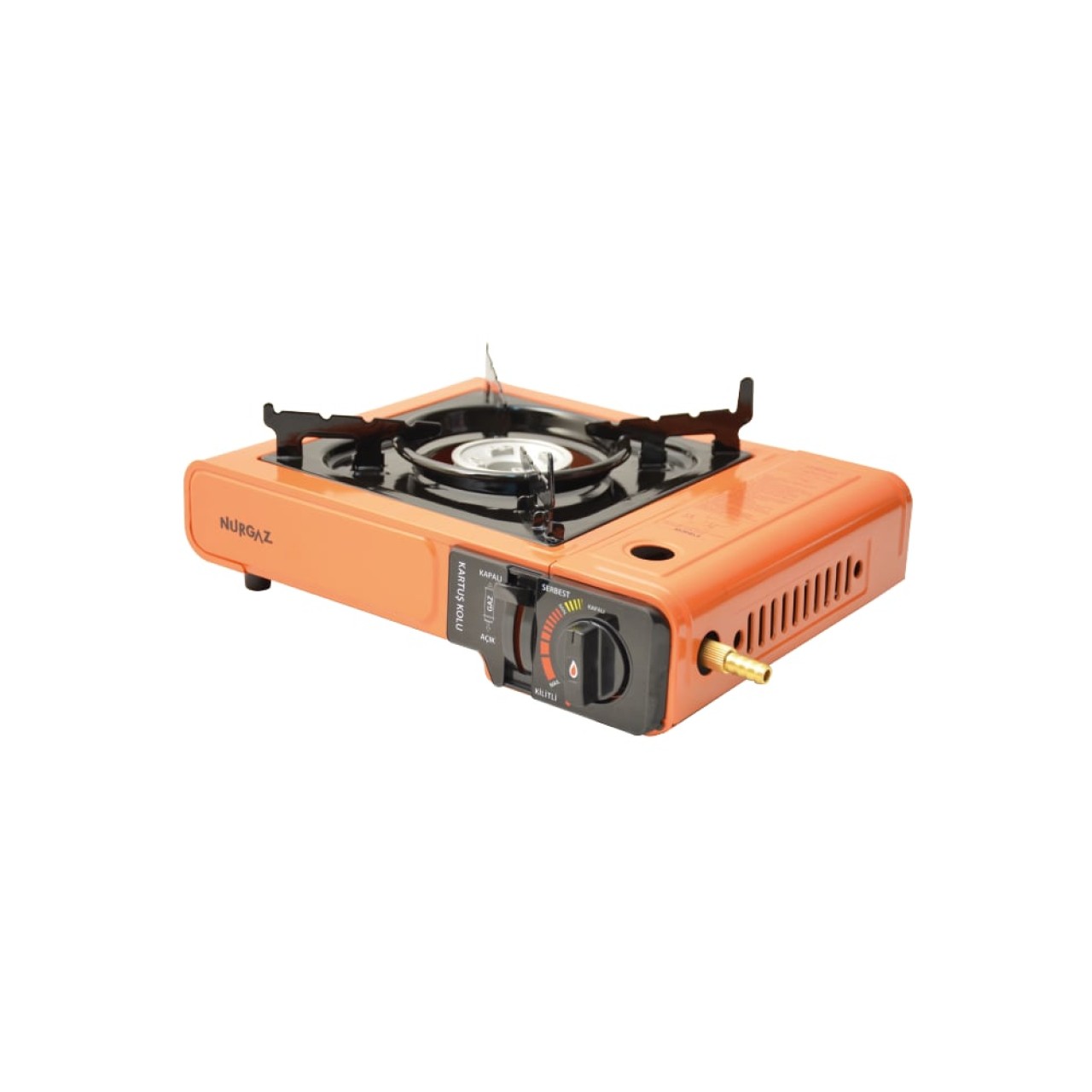 TEKLİ PORTATİF PİKNİK OCAĞI TURUNCU