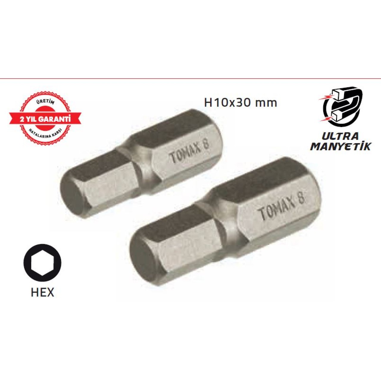TOMAX ALLEN OTOMOTİV BİTS H10X30MM HEX8