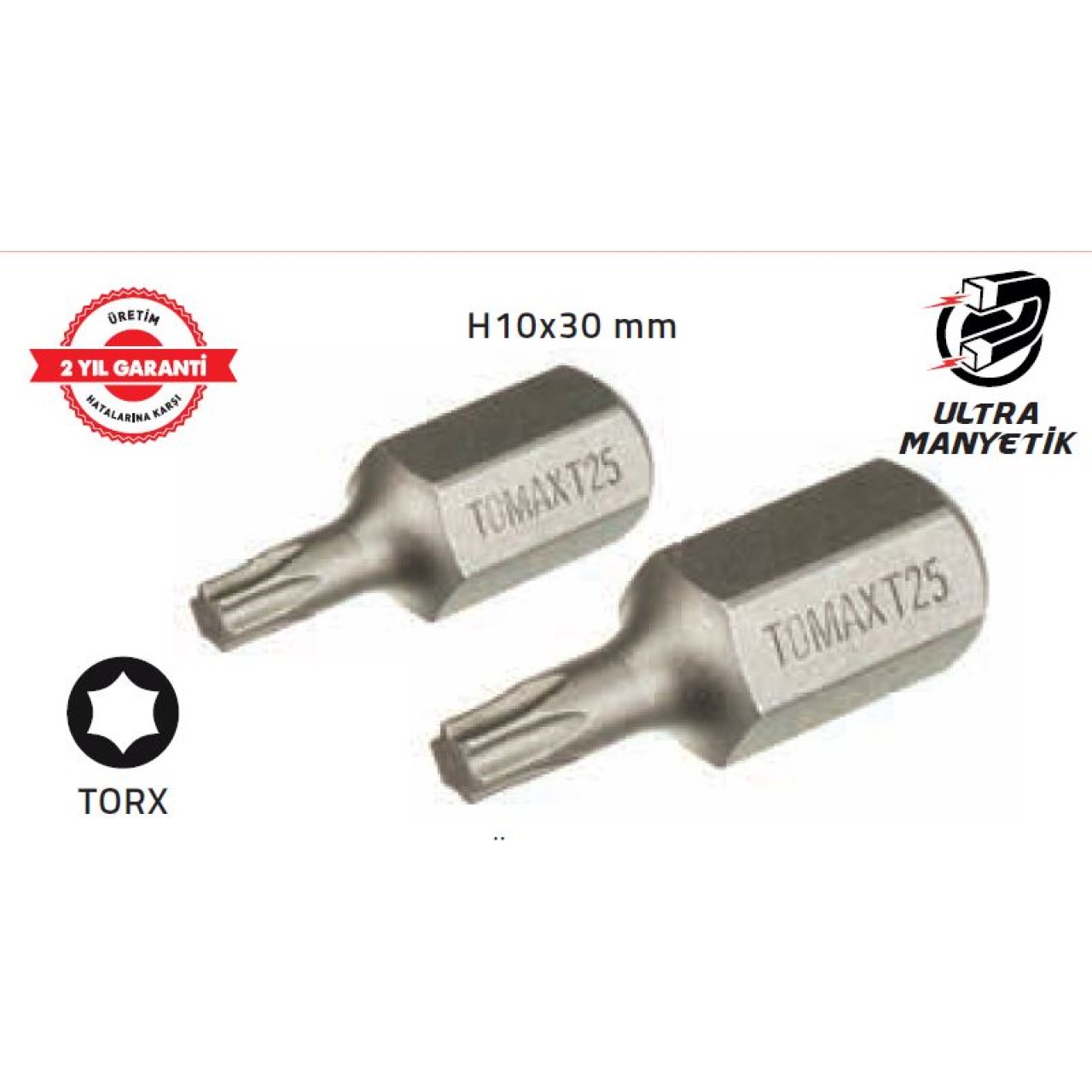 TOMAX TORX UÇ OTOMOTİV BİTS H10 T30X30