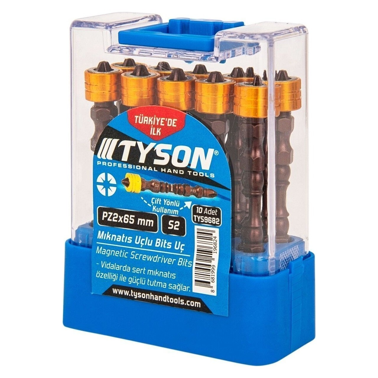 TYSON BİTS UÇ PZ 2X65 ÇİFT YÖN