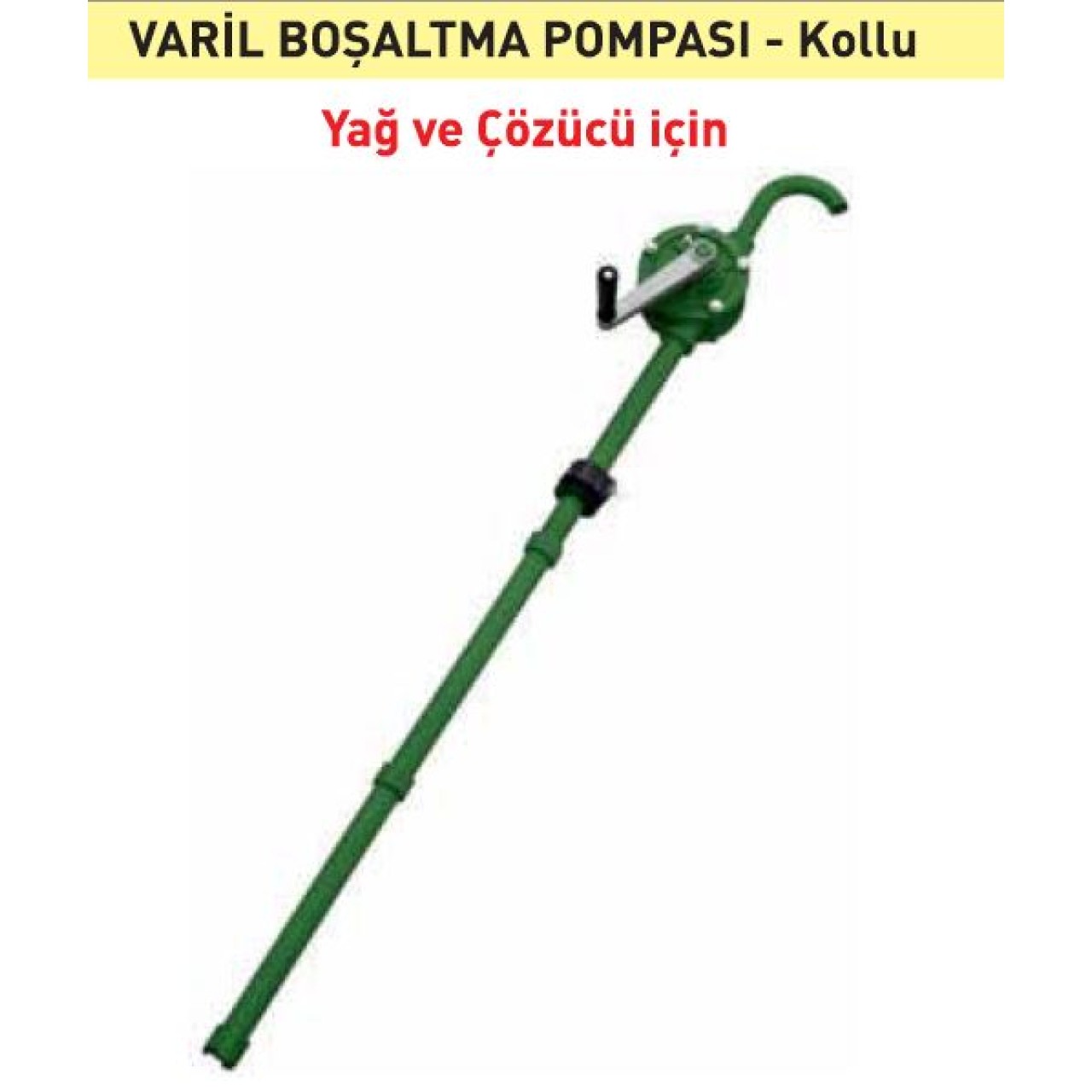 VARİL BOŞALTMA POMPASI KOLLU 30LT JW216