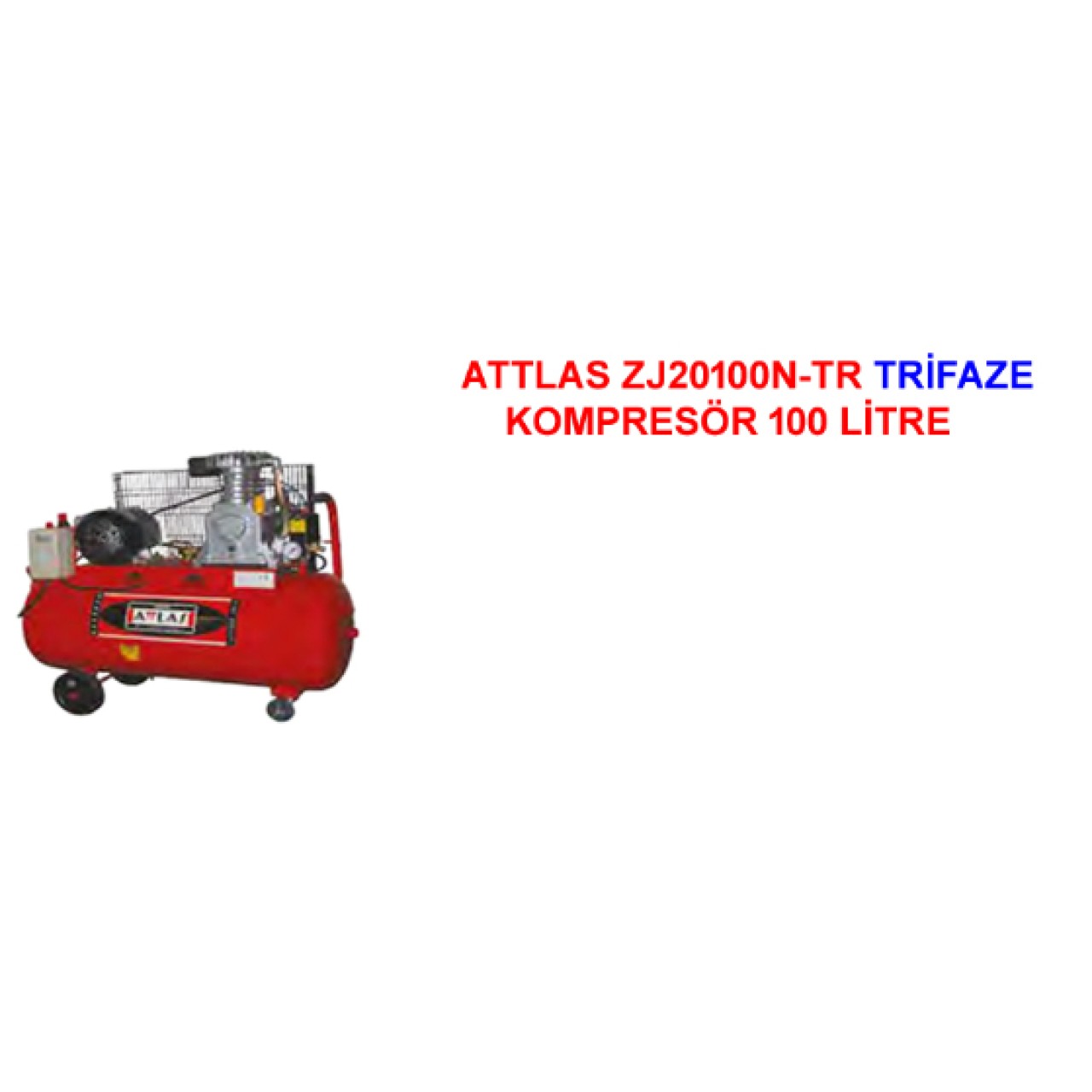 ZJ20100N-TR 2HP TRİFAZE KOMPRESÖR 100LT